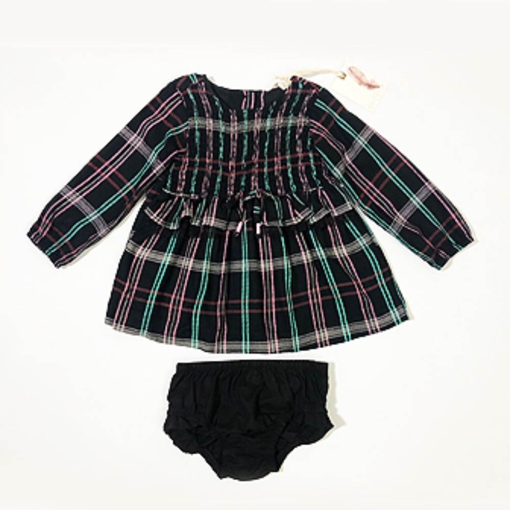 Jessica Simpson Baby Girl Plaid Dress - Picture 1 of 3